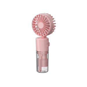 Portable 4 Speed Mini Spray Fan With Moisturizing Function F2 (2Pcs)