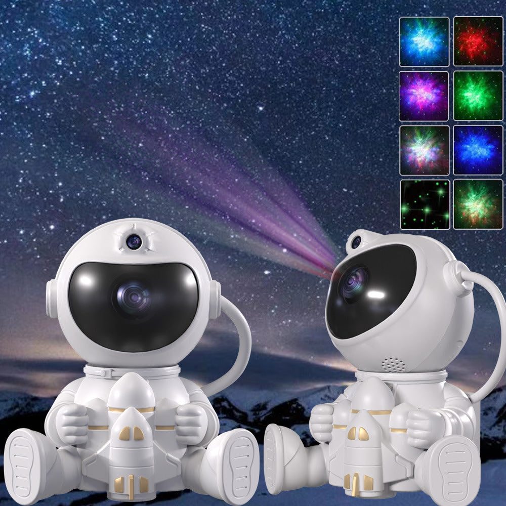 Astronaut Galaxy Projector Night Light With Remote Control Space Shuttle