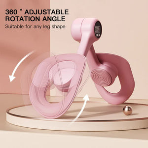 Pink Counting Adjustable Pelvic Floor Muscle Trainer With Smart Counter Postpartum Recovery Tool