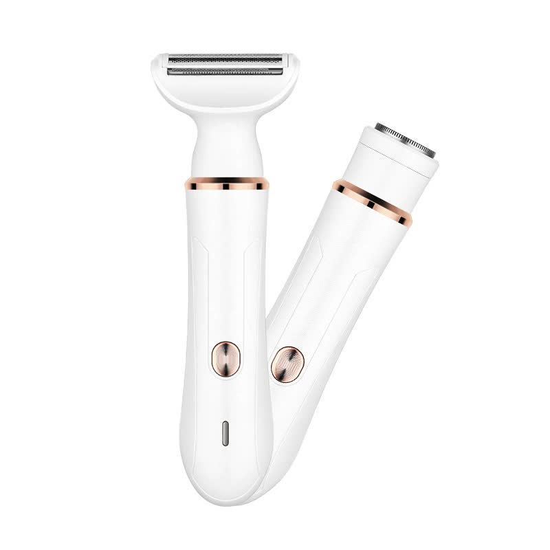 2 In 1 Electric Lady Shaver With Precision Tip Portable And Rechargeable Grooming Tool