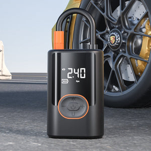 Portable Wireless Air Pump With Power Bank Function 100W Tire Inflator Led Display