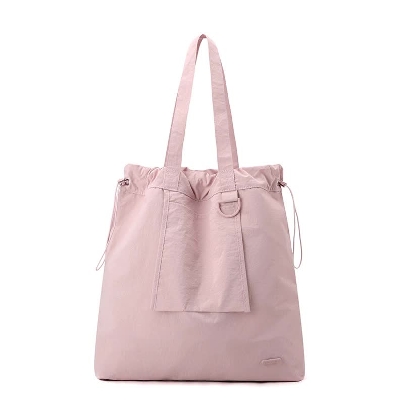 Pink Large Capacity Tote Bag Lightweight Single Shoulder For Commute Casual Outings And Shopping