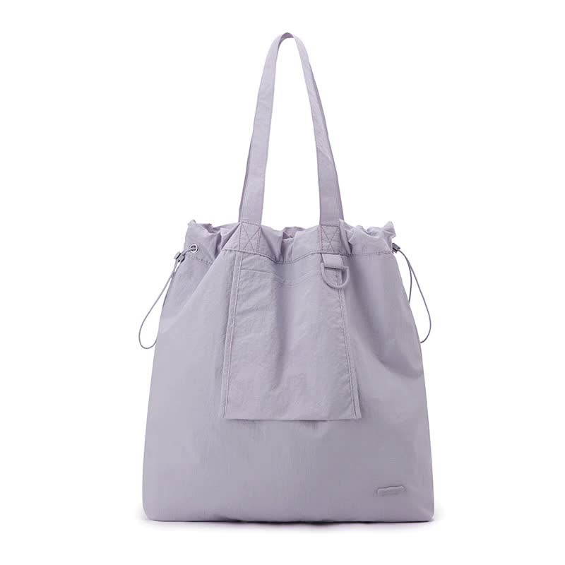 Purple Large Capacity Tote Bag Lightweight Single Shoulder For Commute Casual Outings And Shopping