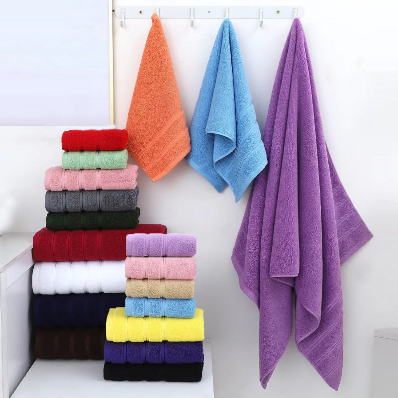 White Luxury Cotton Towel Set 36 Piece Ultra Soft Bath Hand And Washcloth