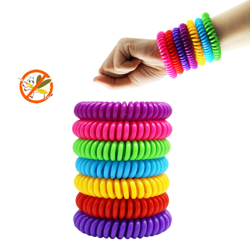 3 Bags Stylish Eva Mosquito Repellent Bracelet Natural Deet Free Long Lasting Protection For Outdoor Adventures