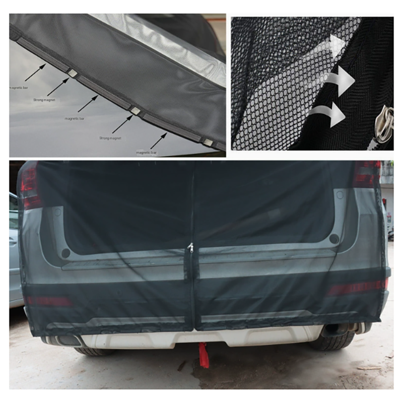 Xl Magnetic Car Tailgate Mosquito Net Camping And Outdoor Bug Screen