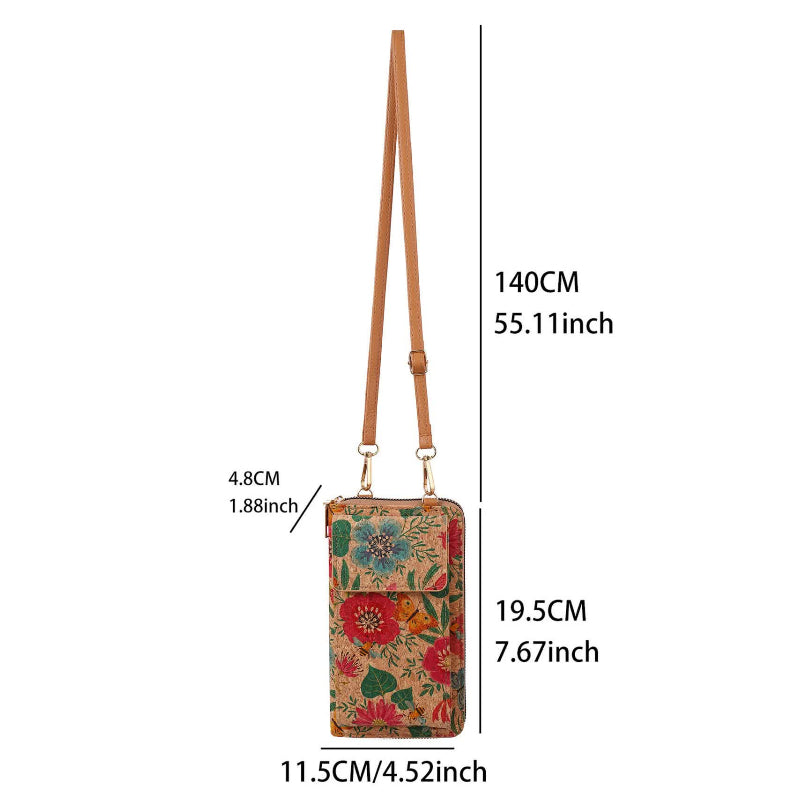 Elosung A Elegance Vintage Bohemian Style Wallet With Multi Compartment Design Large Capacity Zipper Clutch For Women