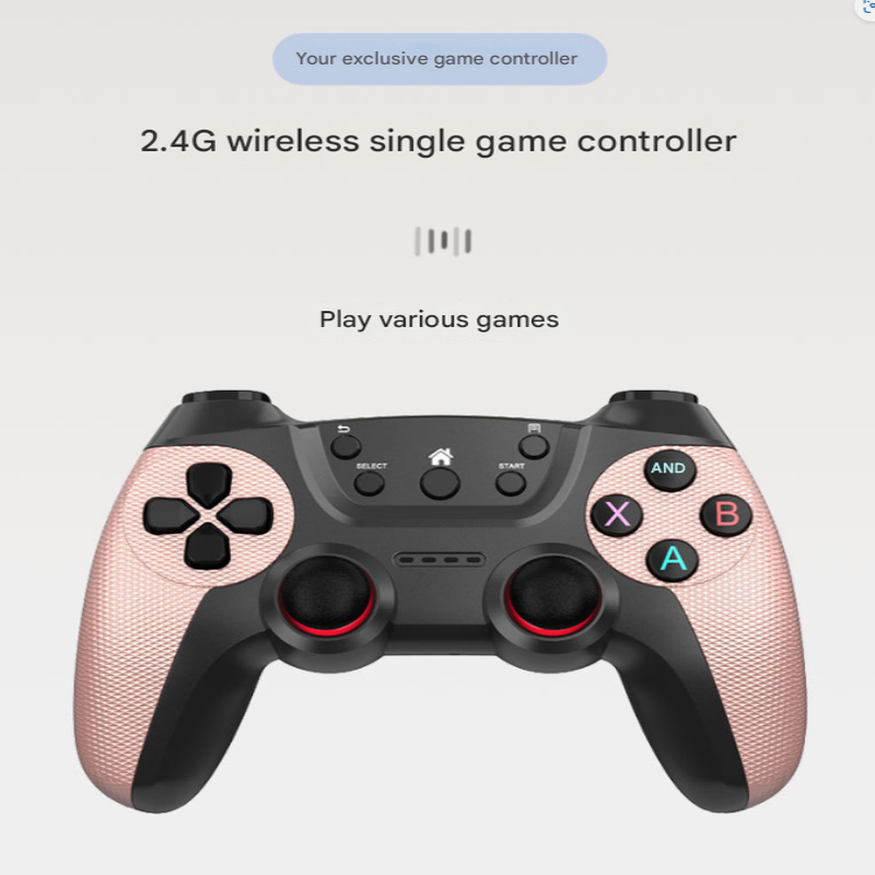 Black 2.4G Wireless Game Bluetooth Controller For Android Phones Pc Gaming Consoles