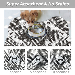 Anti Slip Diatom Mud Pet Feeding Mat 35X50cm For Dogs And Cats Easy To Clean