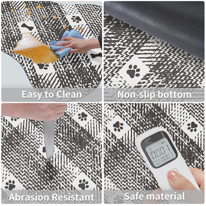 Anti Slip Diatom Mud Pet Feeding Mat 35X50cm For Dogs And Cats Easy To Clean