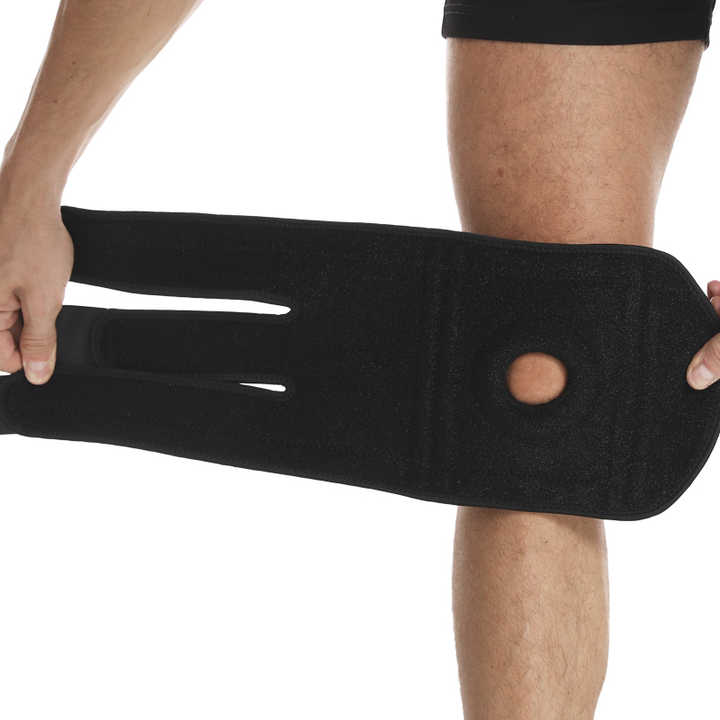 Pink Knee Brace Support (Pair) With Dual Spring Stabilizers & Patella Gel Pad Non Slip For Sports Running Hiking