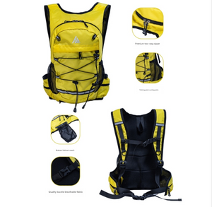 Pink Lightweight Hydration Backpack For Trail Runningcycling And Marathons