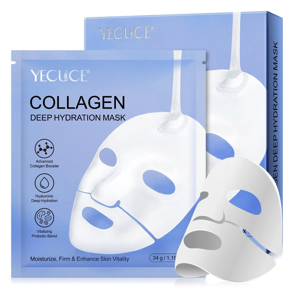 Bio Collagen Mask Deep Hydration 34G Ea X 6 Pcs