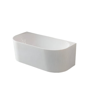 1500/1700*750/800*580Mm Ins Otti Noosa Gloss/Matt White Oval Acrylic Freestanding Bathtub