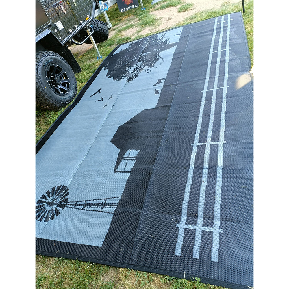 Country Grey 4M X 2.4M Recycled Mat