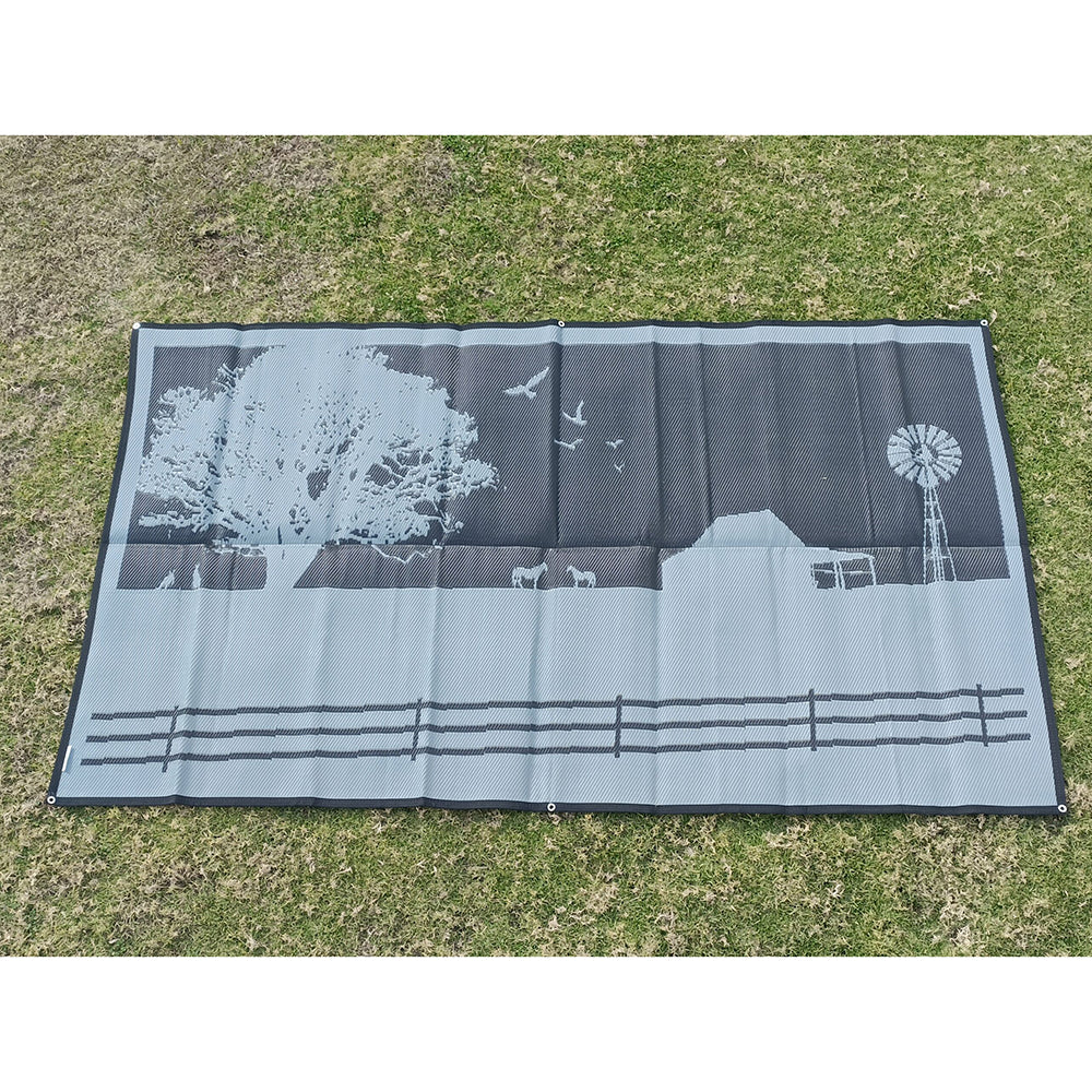 Country Grey 4M X 2.4M Recycled Mat