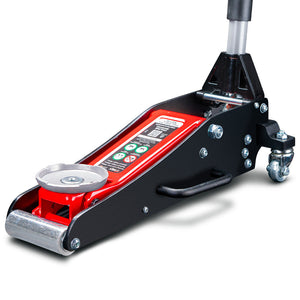 T Rex 1200Kg Hydraulic Trolley Floor Jack Low Profile Dual Pump Quick Release Handle For Jacking Car