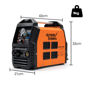 Rossi 45A Plasma Cutter Non Touch Pilot Arc For Easy Cuts Of Painted Or Rusty Metals Dc Inverter Cutting Machine Compres