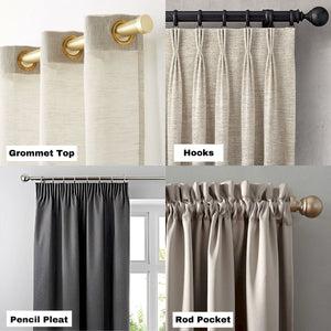 500 Centimetre Grey Curtains Modern Luxury Retro Style For Living Room Bedroom Decor