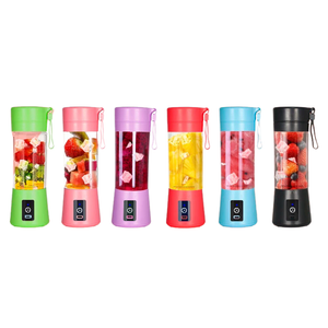 Mini Juicer Red 380Ml Usb Portable Blender Bottle Squeezer Extractor Machine