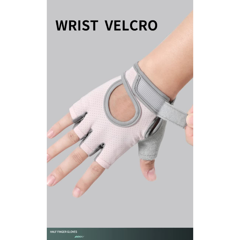 XL Pink Silicone Padded Workout Gloves Non Slip Weightlifting Gloves for Enhanced Grip and Palm Protection