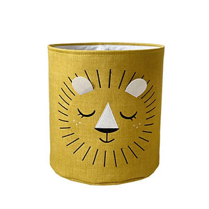 Storage Bucket Little Lion Large Capacity Cloth Organizer Basket For Home Organisation