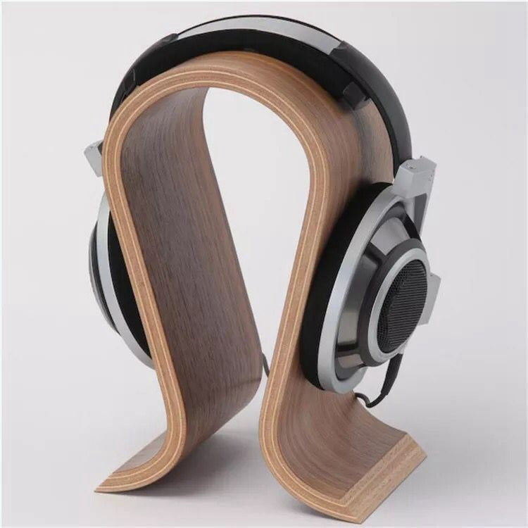 Wooden Headphone Stand Desk Accessories