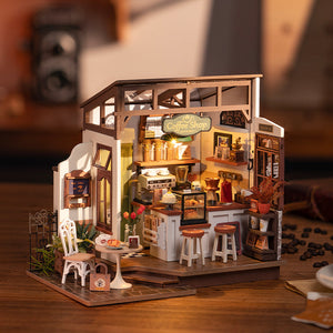 Rolife No.17 Cafe Miniature House Kit Dg162 3D Wooden Building Toys Gifts