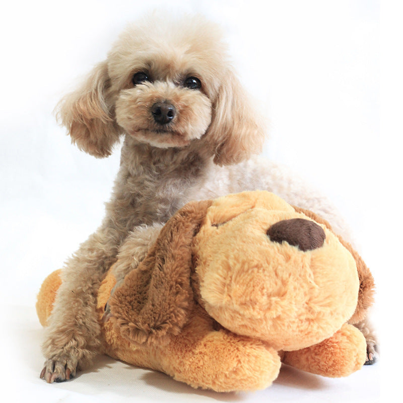 Heartbeat Pet Anxiety Plush Dog Toy Sleep Comforter