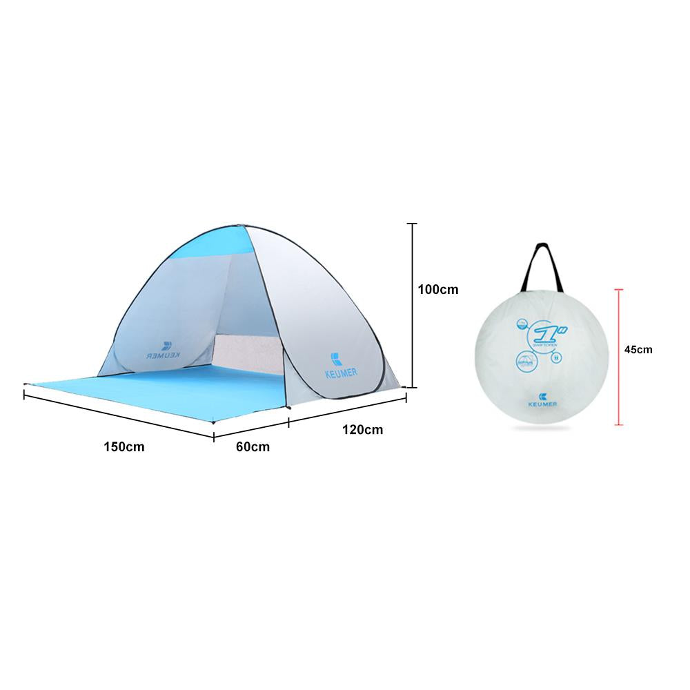 Automatic Pop Up Sun Shade Beach Tent Sunshelter