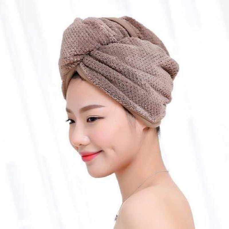 Absorbent Microfibre Hair Drying Towel Bathroom Accessories