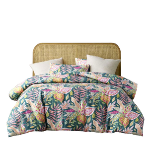 Accessorize Betty Carmila Printed Linen Cotton Quilt Cover Set Queen