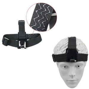 Action Camera Accessories Set Head Strap Chest Mount Kit For Gopro Hero 6 / 5S 4 3 2 1 Sj4000 Black