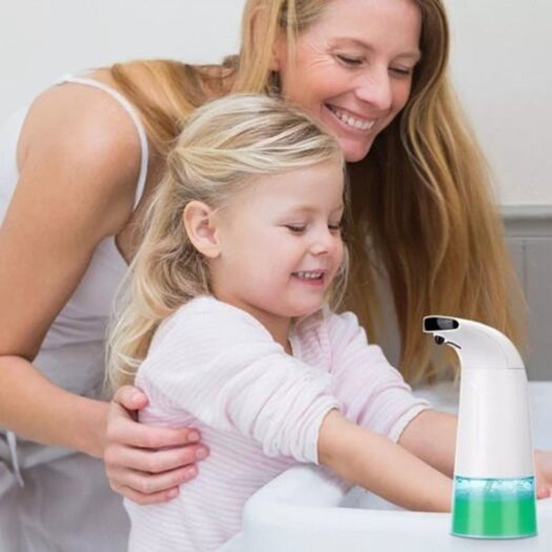 Infrared Sensor Automatic Hand Foam Liquid Soap Dispenser Milk White