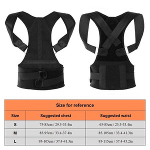 Adjustable Back Posture Corrector Shoulder Support Brace Strap