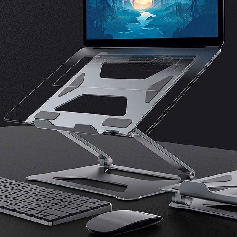 Adjustable Foldable Laptop Stand Non Slip Desktop Notebook Holder For Macbook Pro Air Ipad Dell Hp