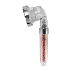 Adjustable Jetting Shower Head High Pressure Saving Wateranion Filter Transparent