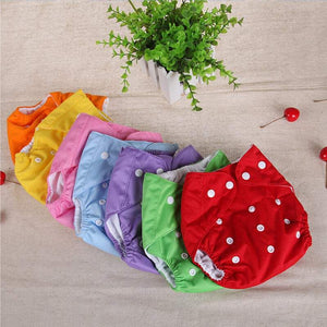 Rainbow Adjustable Reusable Cloth Nappies Washable Diaper Training Pants