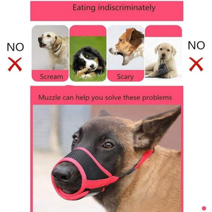 Hod Health And Home Breathable Muzzle Mouth Cover For Pet Dogs