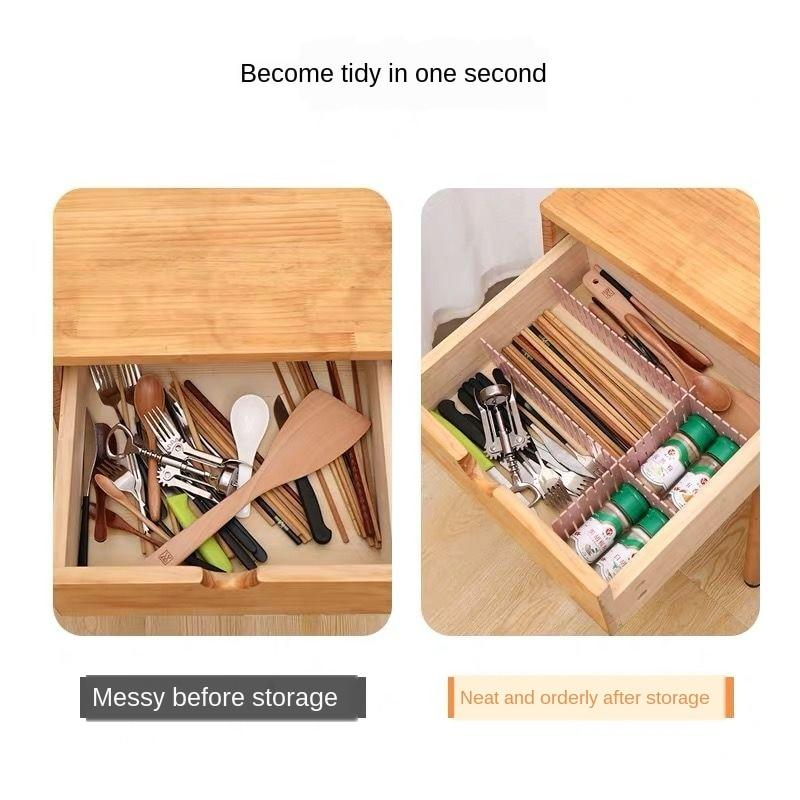 Adjustable Interlocking Storage Drawer Dividers Organiser