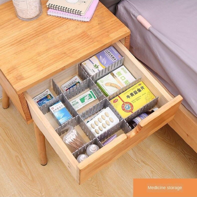 Adjustable Interlocking Storage Drawer Dividers Organiser