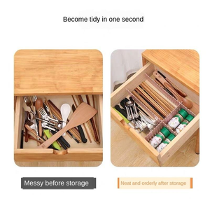 Adjustable Interlocking Storage Drawer Dividers Organiser