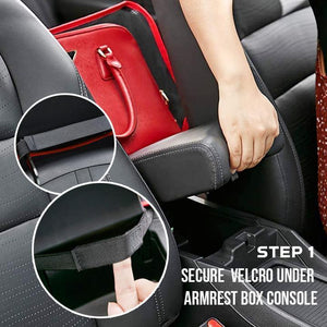 Advanced Upgrade Style Net Pocket Handbag Holder Between Car Seat Storage