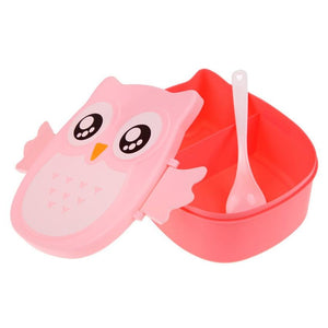 Kawaii Cute Owl Microwave Bento Container Lunch Box