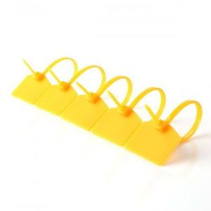 Nylon Zip Ties Cable Label Mark Tagsself Locking Free Printable Labels5 Colors 100Pcs Yellow