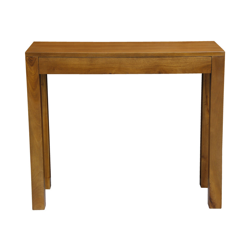 Amsterdam 1 Drawer Sofa Table (Light Pecan)