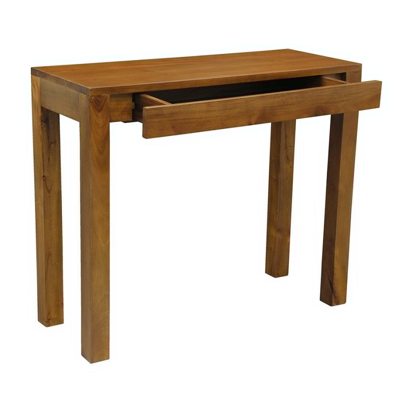 Amsterdam 1 Drawer Sofa Table (Light Pecan)