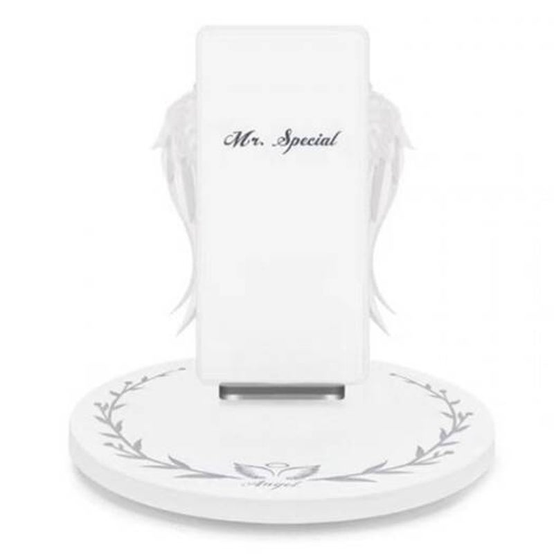 Angel Wings Shape Wireless Charger 10W White