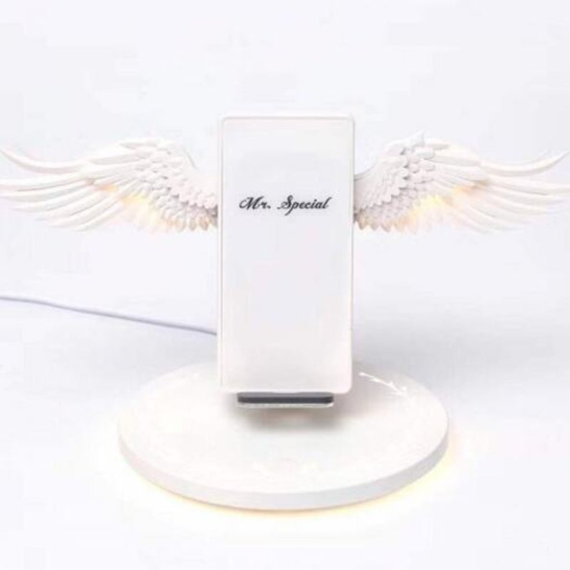 Angel Wings Shape Wireless Charger 10W White