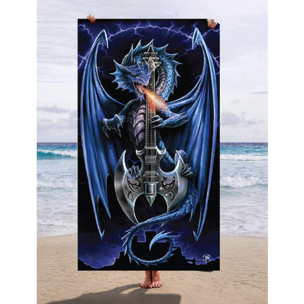 Anne Stokes Power Chord Beach Towel